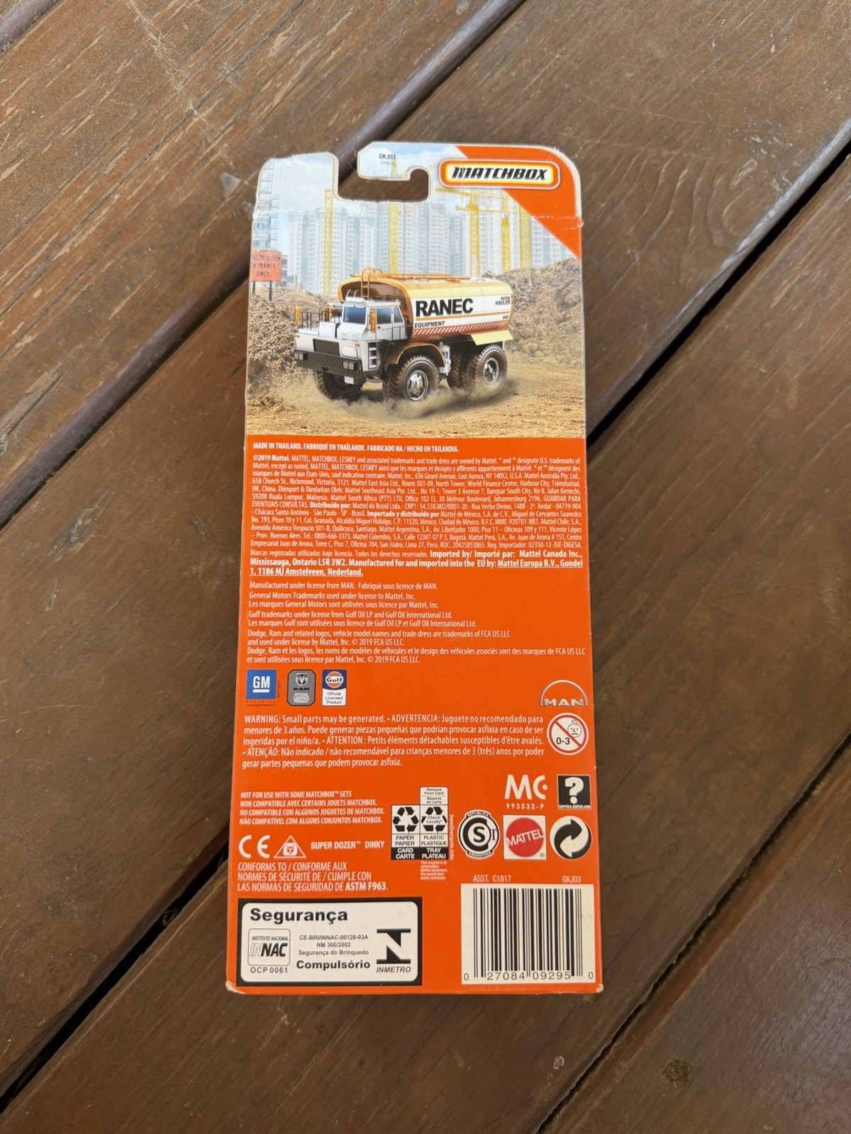Matchbox MBX Construction II 5-Pack Diecast Construction Vehicles, 2019