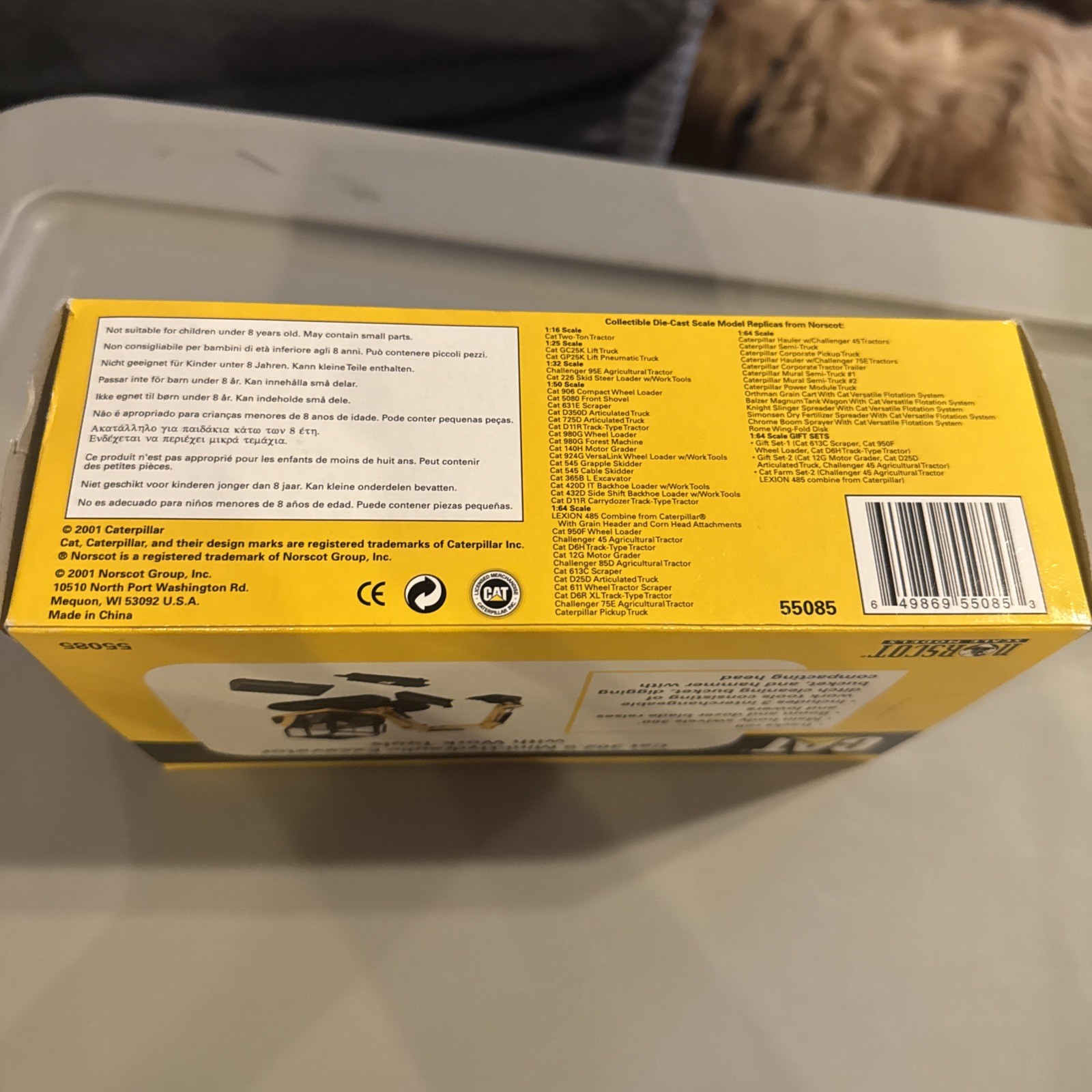 Norscot CAT 302.5 Mini-Hydraulic Excavator 1:32 Scale Die-Cast Model – No. 55085