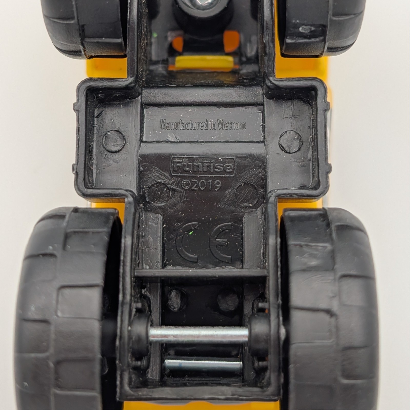 Funrise CAT Dump Truck and Cement Mixer Toy Vehicle Set Yellow Construction 2pc