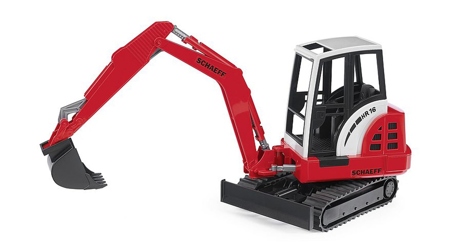 Bruder Schaeff Mini Excavator Hr 16 Ultra Realistic Toy Vehicle Red 116 Scale