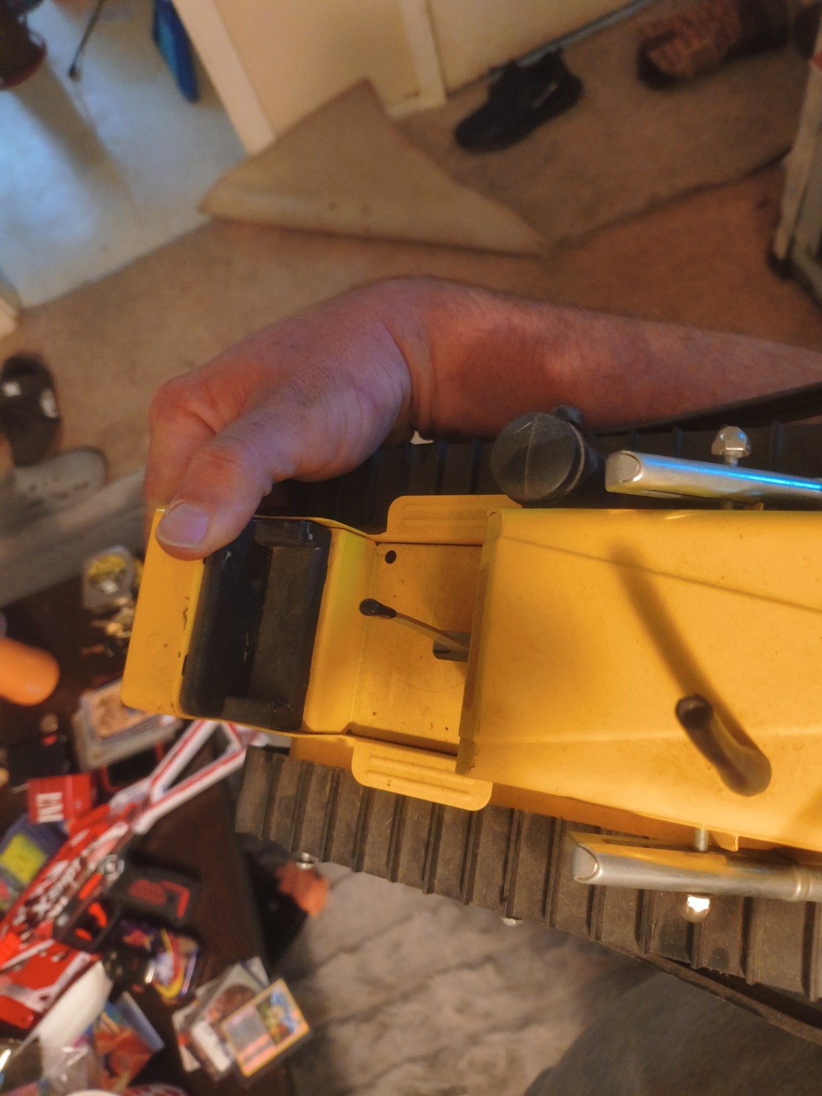 1970s Vintage Yellow Mighty Tonka Dozer T-9 In Almost Mint Condition Verry Rare.