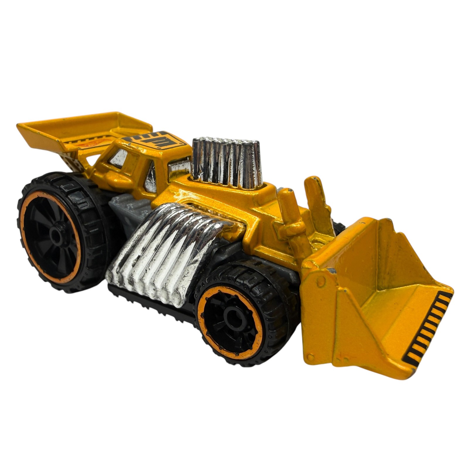 Hot Wheels Gold Heavy Hauler Loader Construction Equipment Diecast Toy Truck