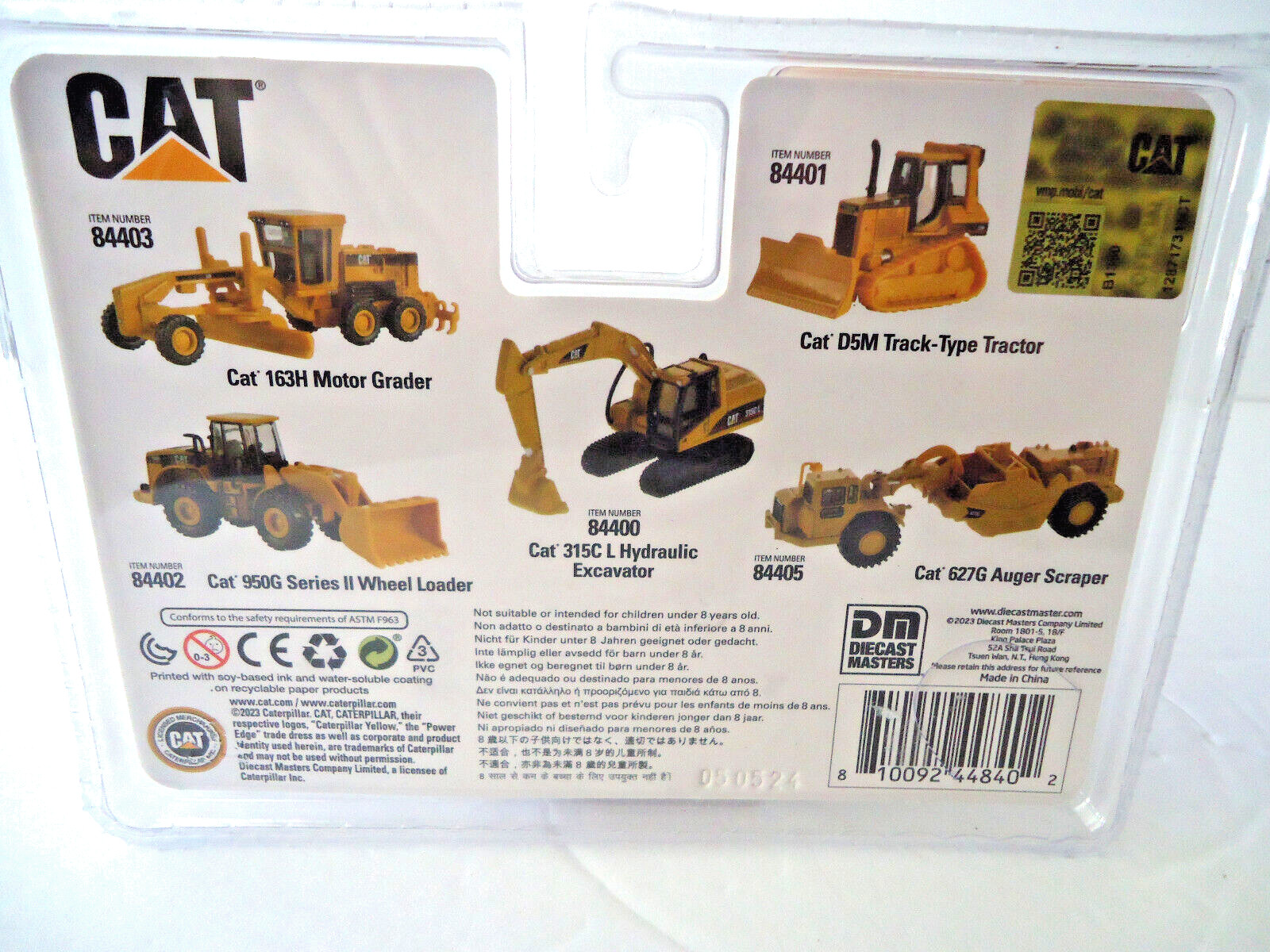 CAT 1:87 DIE CAST D5M TRACK TYPE TRACTOR NEW SEALED PACKAGE