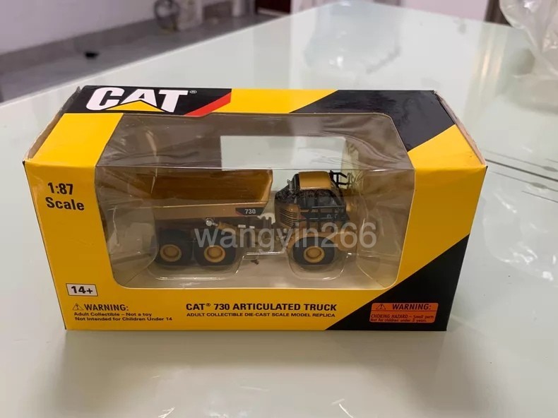 HO Scale 1:87 Norscot CAT 730 Articulated Truck Die-Cast Metal #55130