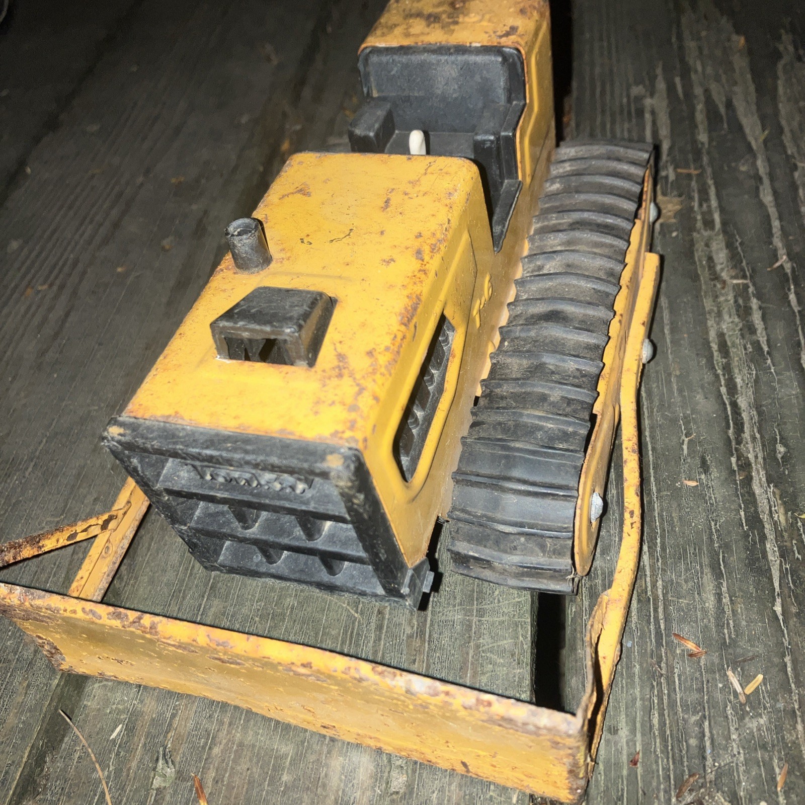 70’s Tonka Yellow T-6 Track Bulldozer Vintage