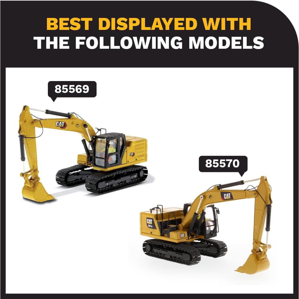 1:50 Scale Caterpillar 323 Hydraulic Excavator, Next Generation Design + Work To