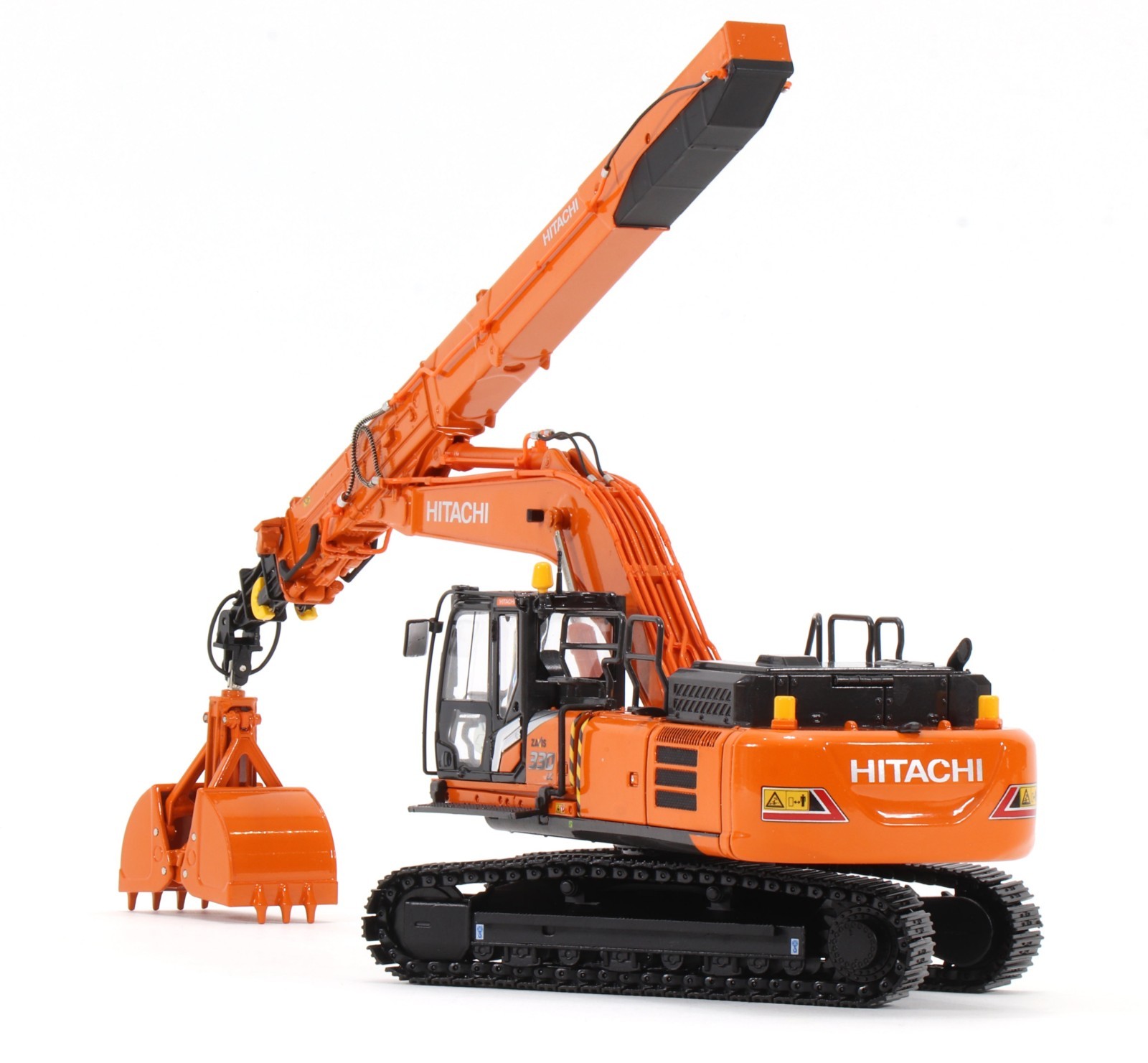 Hitachi ZX330LC-7 Excavator with Telescoping Arm Replicars 1:50 Scale Model New