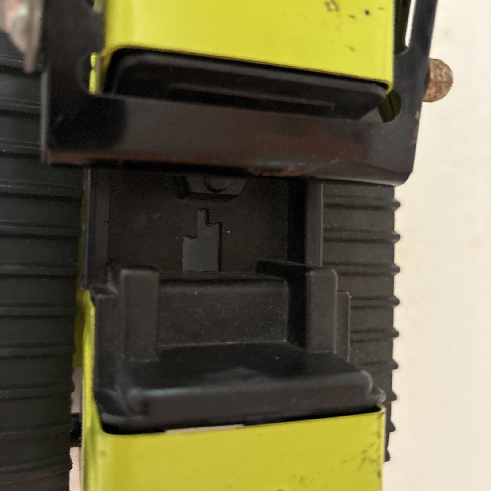 Vintage TONKA T-6 Front end Loader Excavator 1970s Green Steel Bulldozer Digger