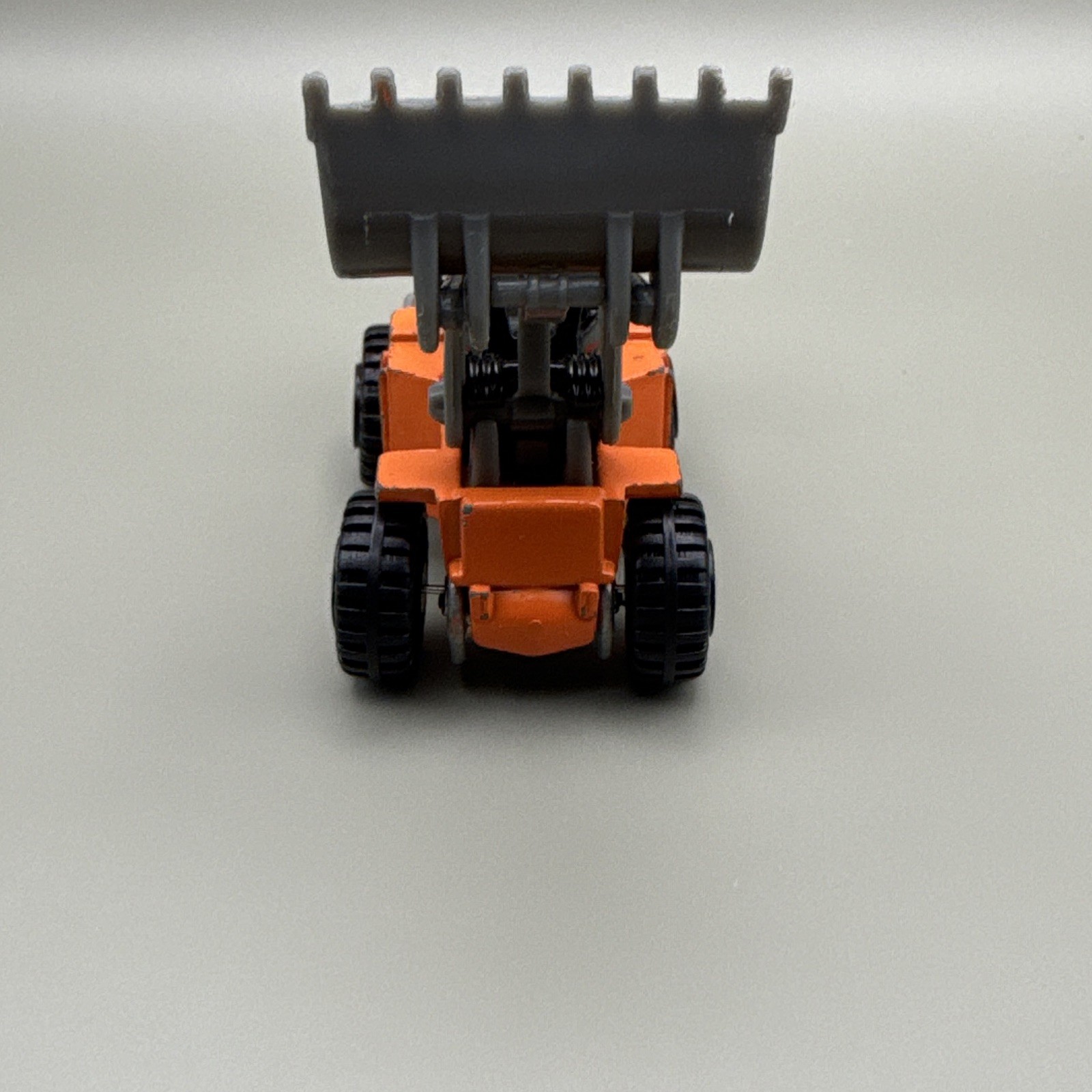 Hot Wheels Wheel Loader: Orange and Black