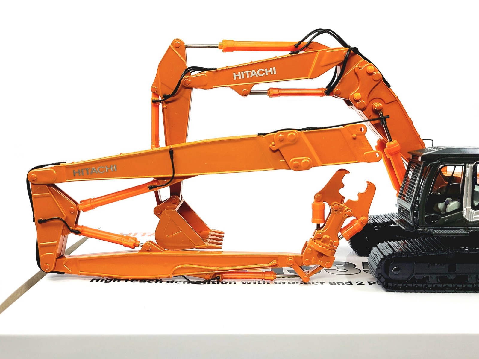 Hitachi Zaxis 350LC High Reach Demolition Excavator 1:50 Scale Diecast Model New