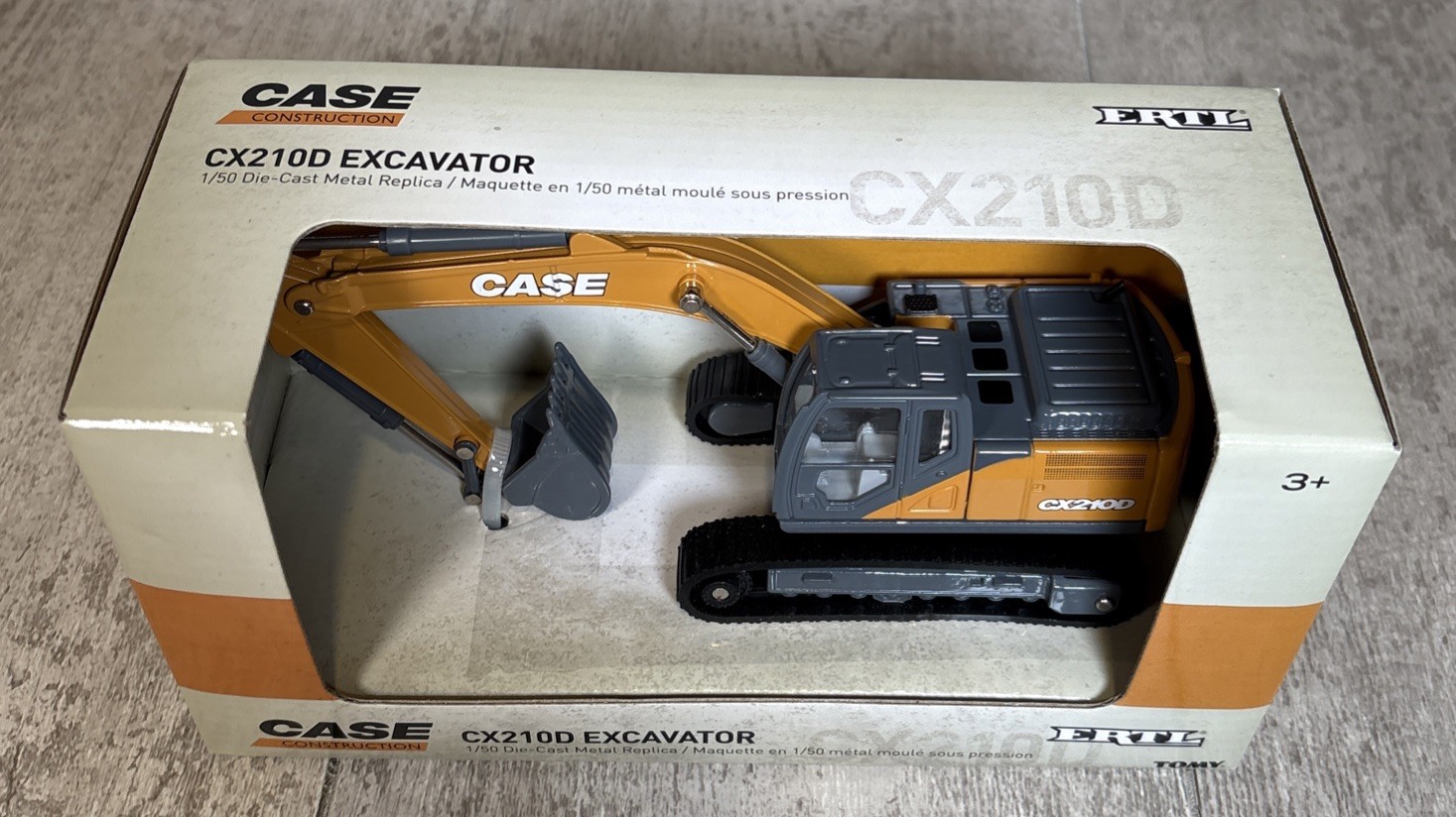 1/50 Ertl Case CX210D Excavator Construction Toy Diecast w/ Box