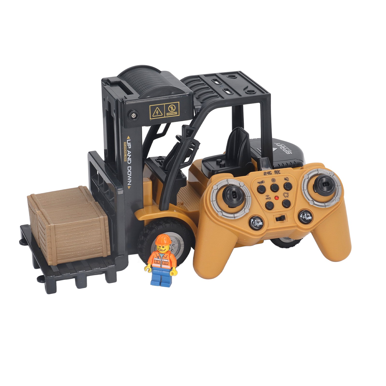 1:24 Remote Control Forklift Full Functional Sound And Light Alloy Forklift