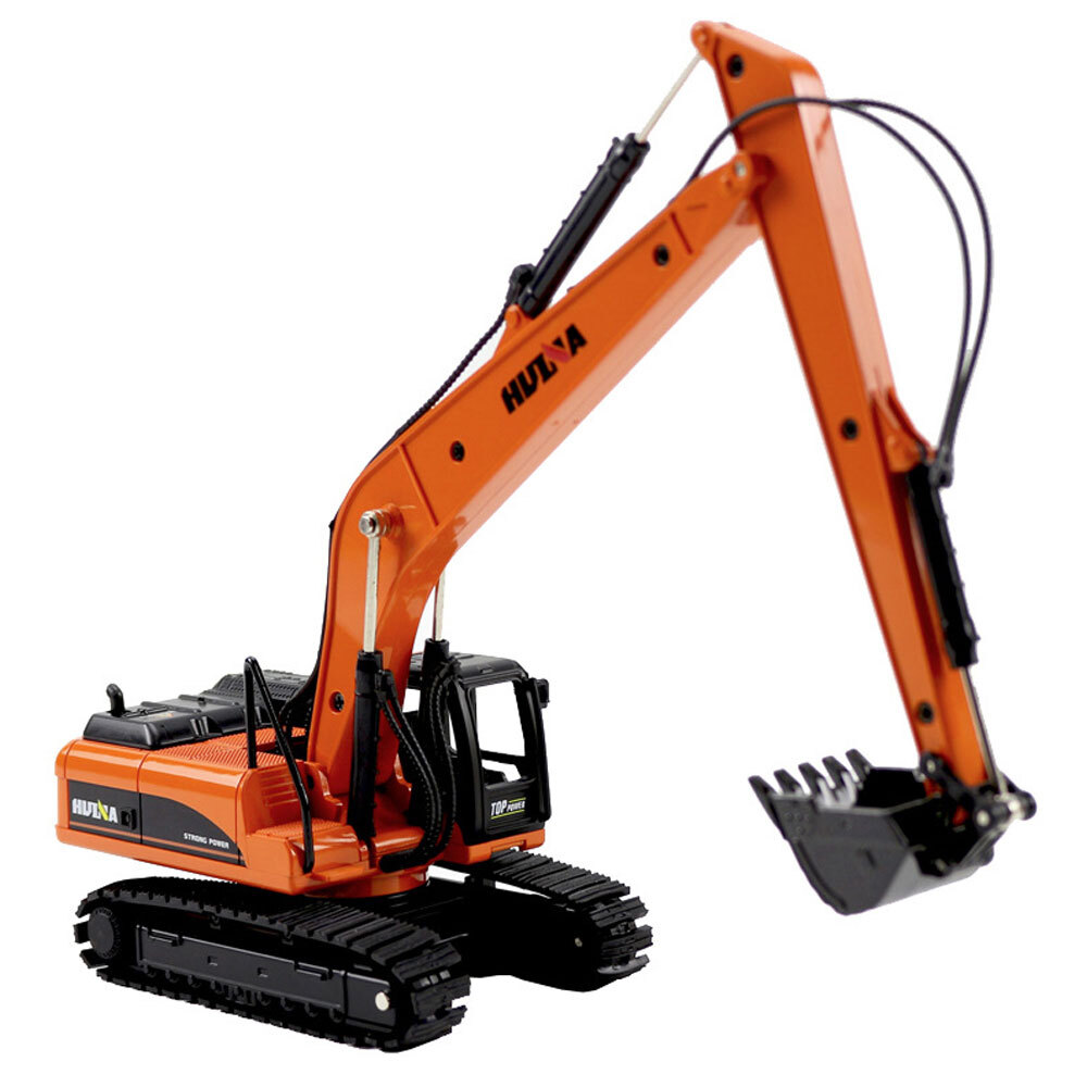 1:50 Excavator Construction Equipment Model Diecast Toy Vehicle for Kids Orange