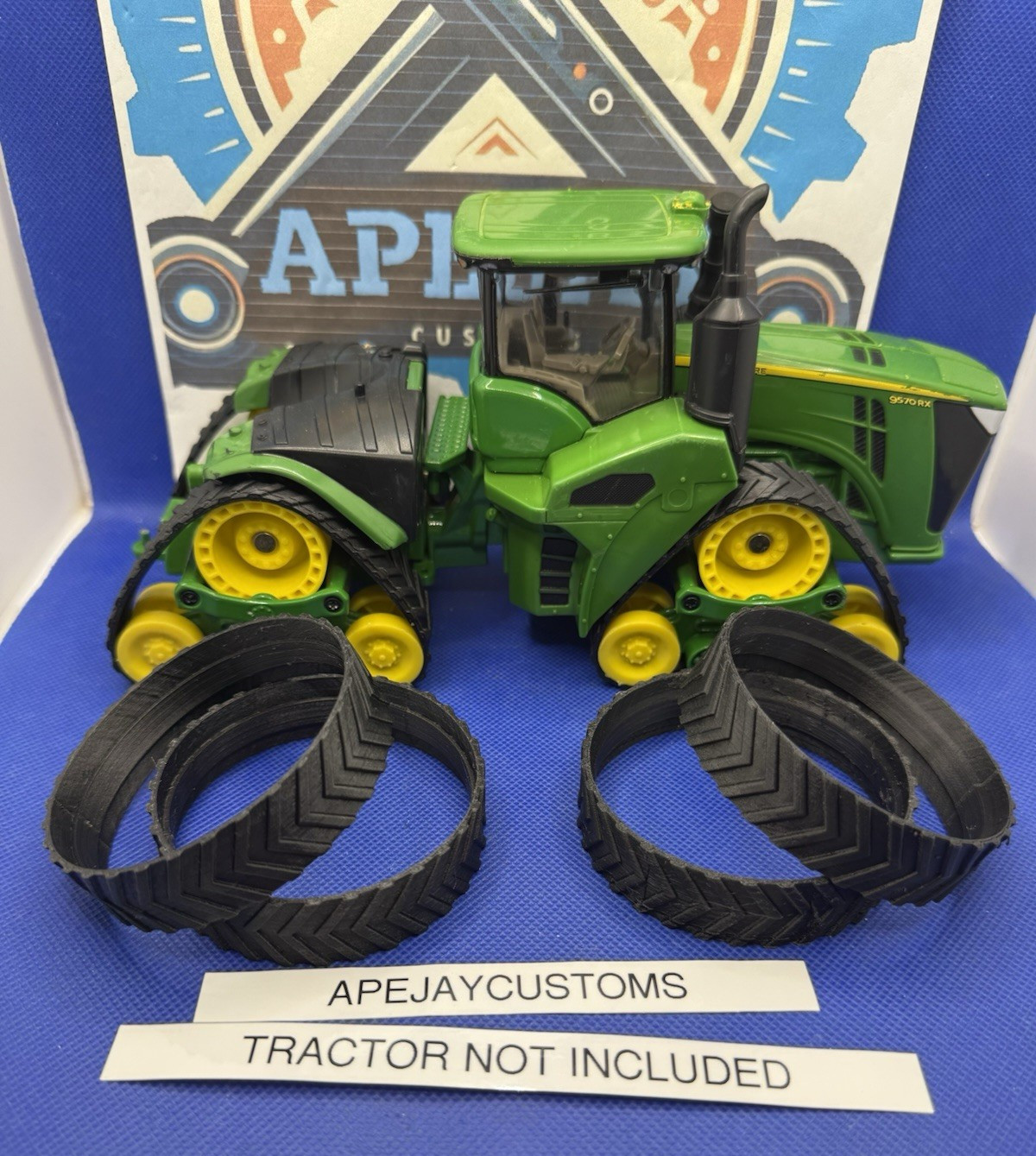 new tracks (4piece) ERTL Diecast 1/32 John Deere 9570RX 4WD Tractor, crawler