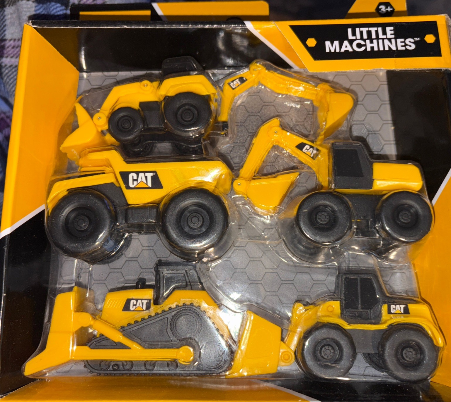 Cat Little Machines 5 Pack Toy Dump Truck Vehicles Box NEW