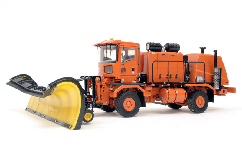 Oshkosh Truck w/ Snow Blower & Snow Plow – Orange TWH 1:50 Scale #072-01056 New