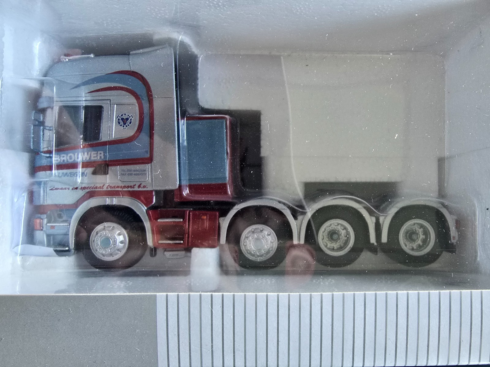 1/50 NZG BROUWER Scania R 4 Axle Noteboom Pendel X 5 axle RARE