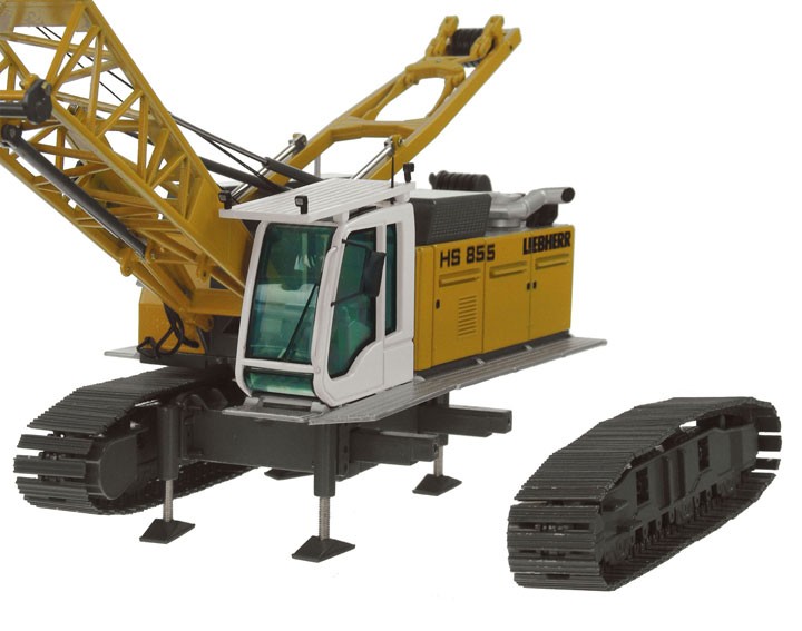 NZG 728 1:50 Diecast Liebherr HS855HD Duty-Cycle Crawler Crane with Drag Bucket