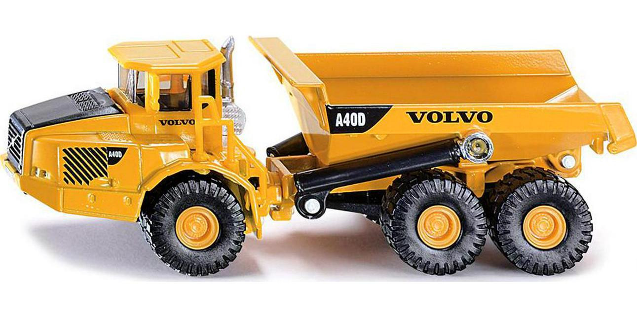 Volvo A40D Dump Truck Yellow 1/87 (HO) Diecast Model by Siku