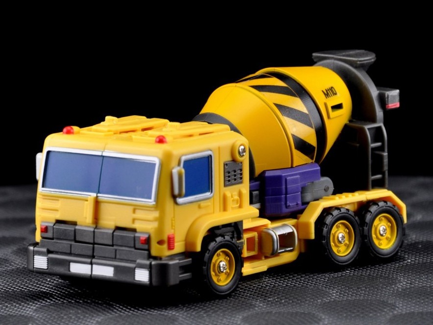 Giant Set C Front End Loader and Mixer Yellow Version Make toys