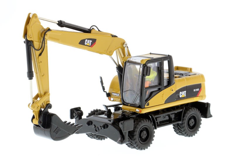 DIECAST MASTERS – CATERPILLAR M316D on Tires with Figure – 1/…