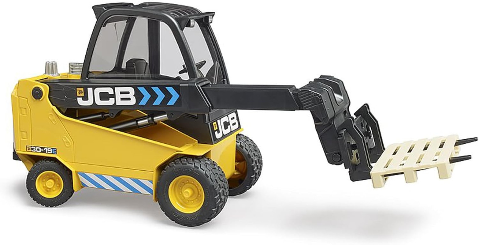 JCB Teletruk with Pallet (02512) – for Ages (4) and up – Made with High-Quality
