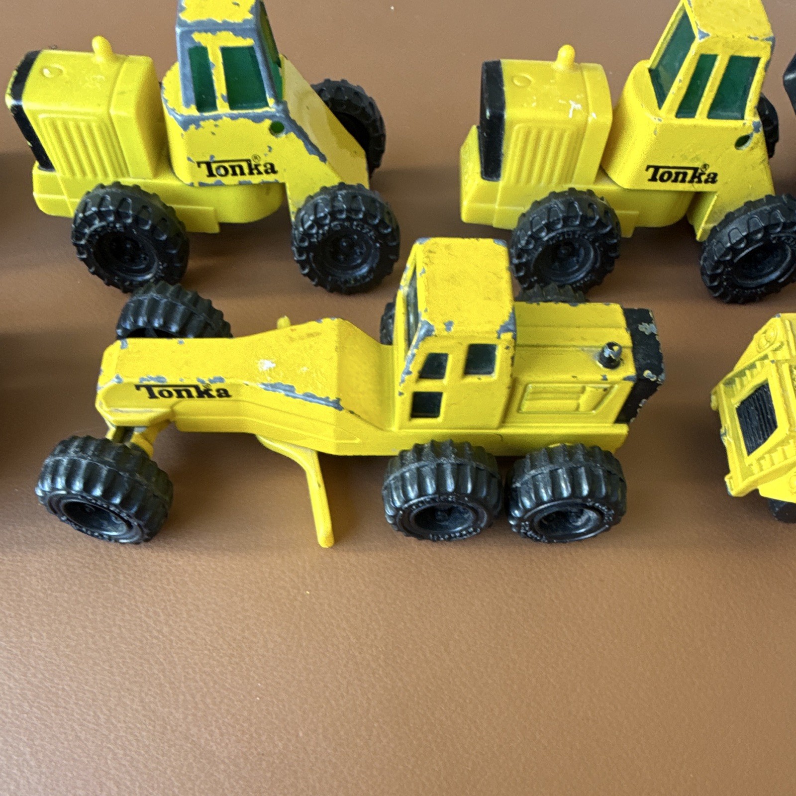 Tonka Mighty Mini Scale Diecast Construction Vehicle Lot Yellow/Black