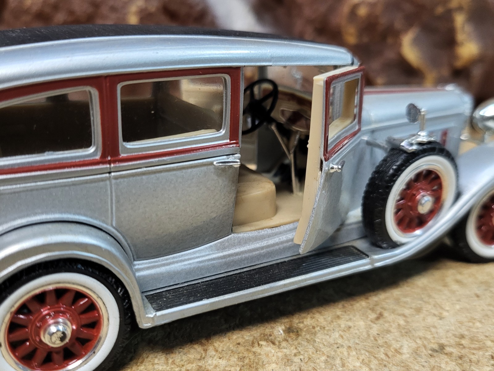 Anson 1:32 Scale 1931 Peerless Silver Diecast Car, $7/$3/$15 Ship