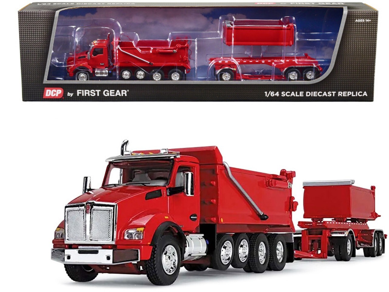 DCP 1/64 Kenworth T880 Rogue Dump Rogue Transfer Dump Trailer #60-1278📌USA