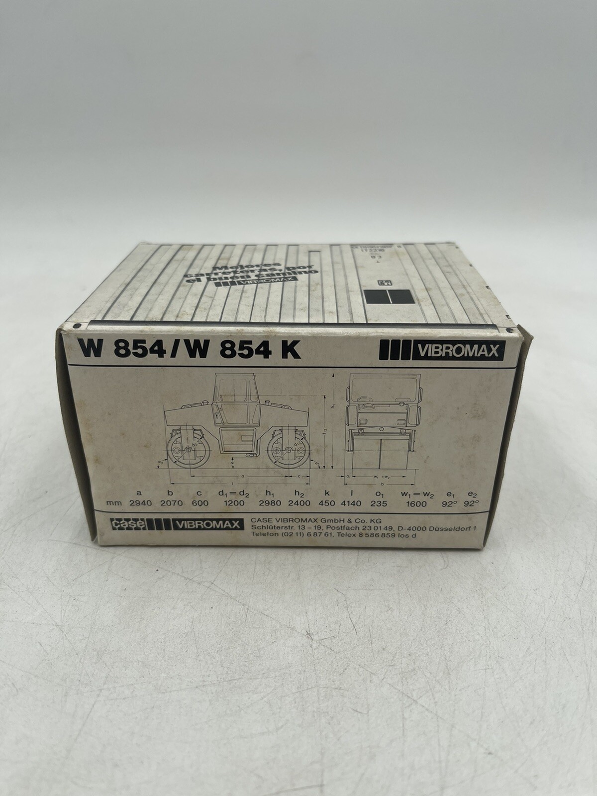 Case Vibromax W 854/W 854 K Die Cast Steam Roller