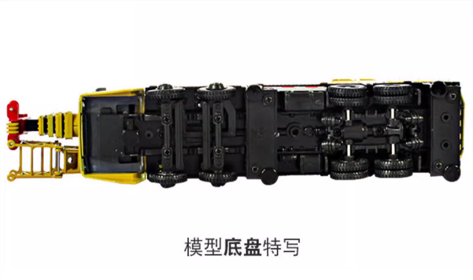 1:55 KDW ENGINEERING TRUCK CRANE Construction Machine Equipment Diecast Model