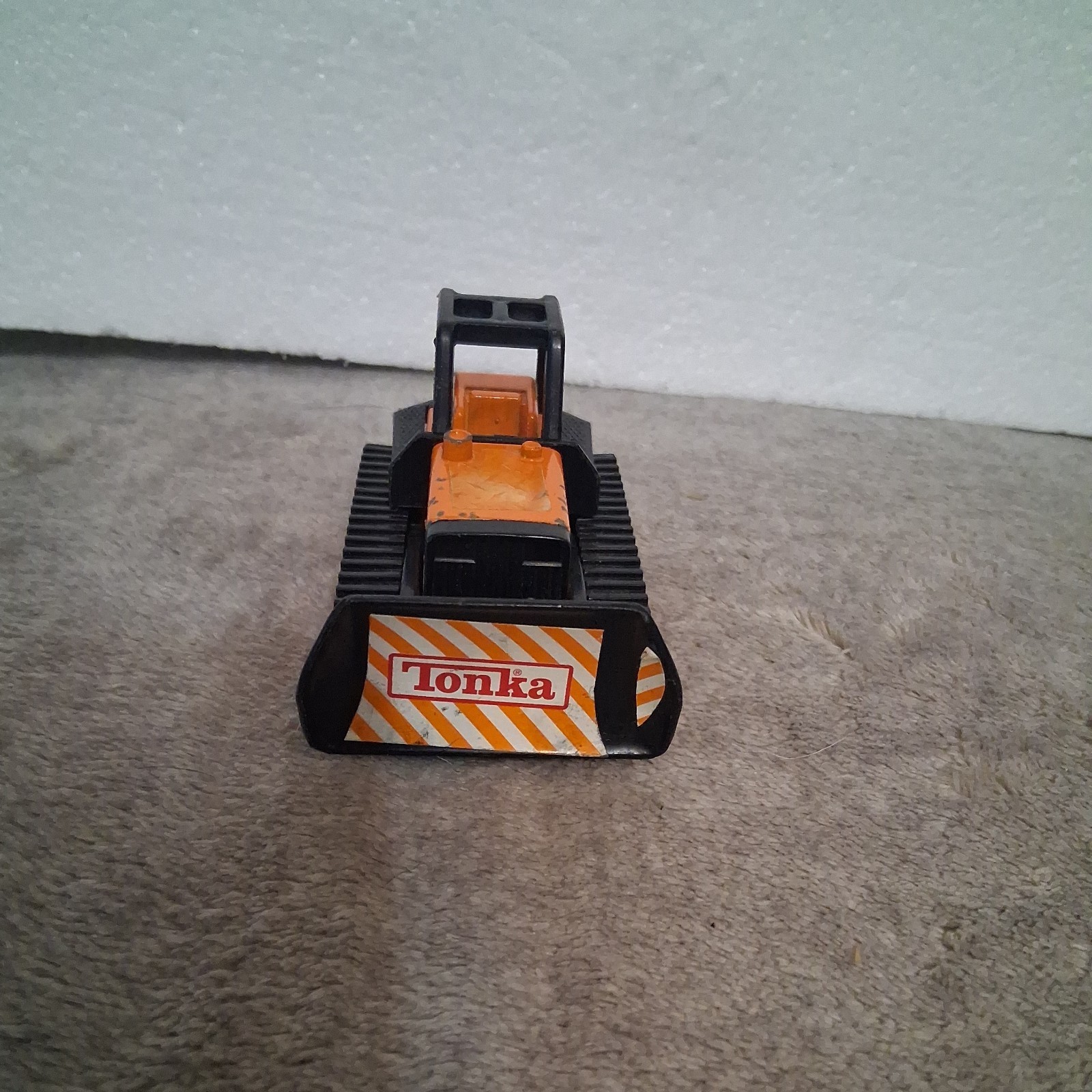 Tonka 2003 Black And Orange Toy Bulldozer 3 Inch