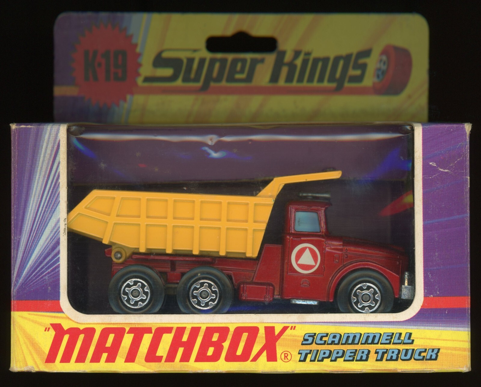 1971 Matchbox / Lesney Super Kings Die-Cast K-19 Scammell Tipper Truck NIB