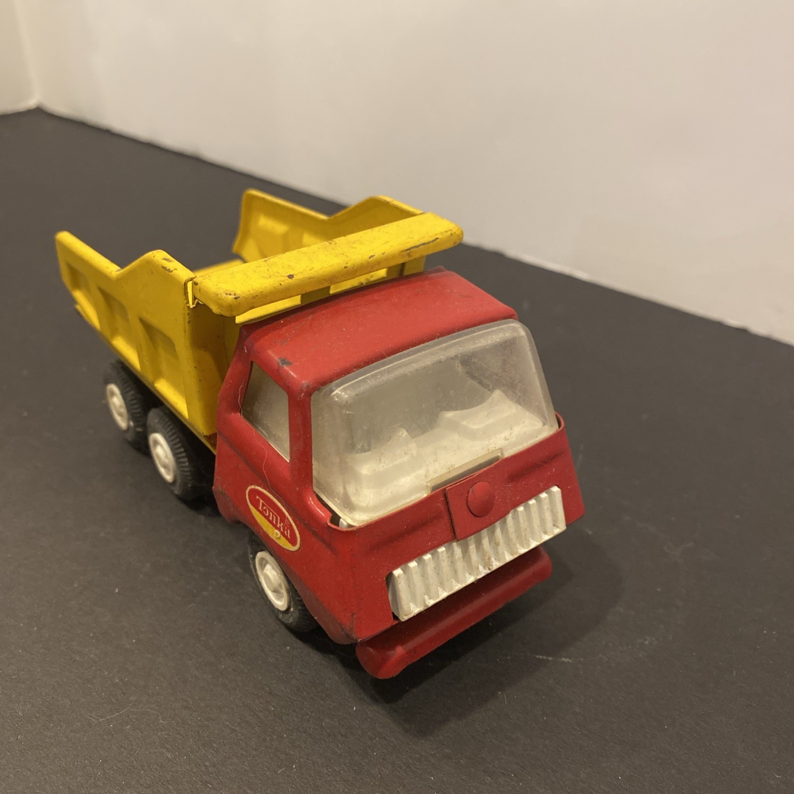 1976-77 Tiny Tonka Dump Truck – Vintage Construction Equipment Pressed Steel Toy