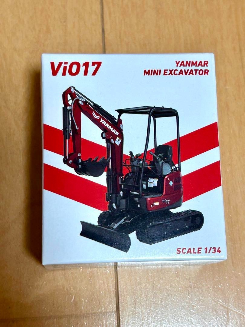 YANMAR Mini Excavator ViO17 1/34 Scale Collectible Construction Machinery RARE