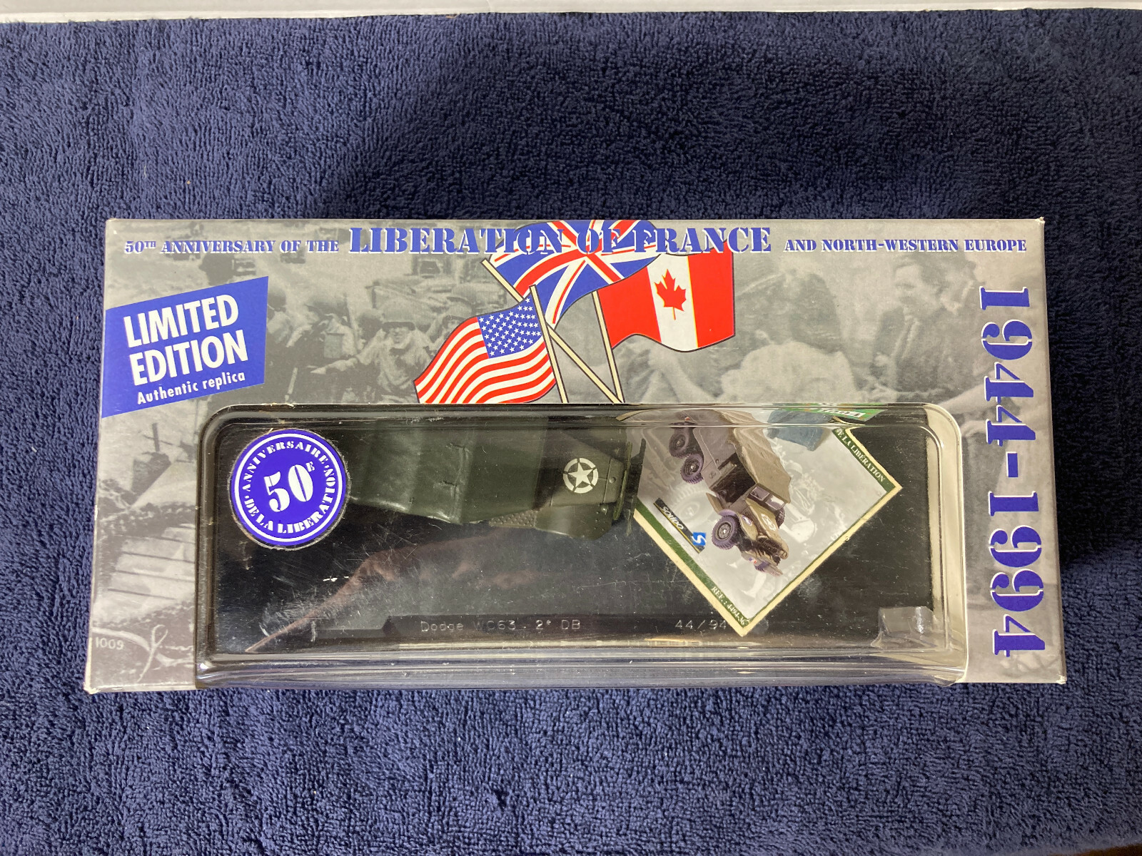 Solido 50th Anniversary (44/94) Liberation Dodge WC63 Truck – Die Cast Boxed