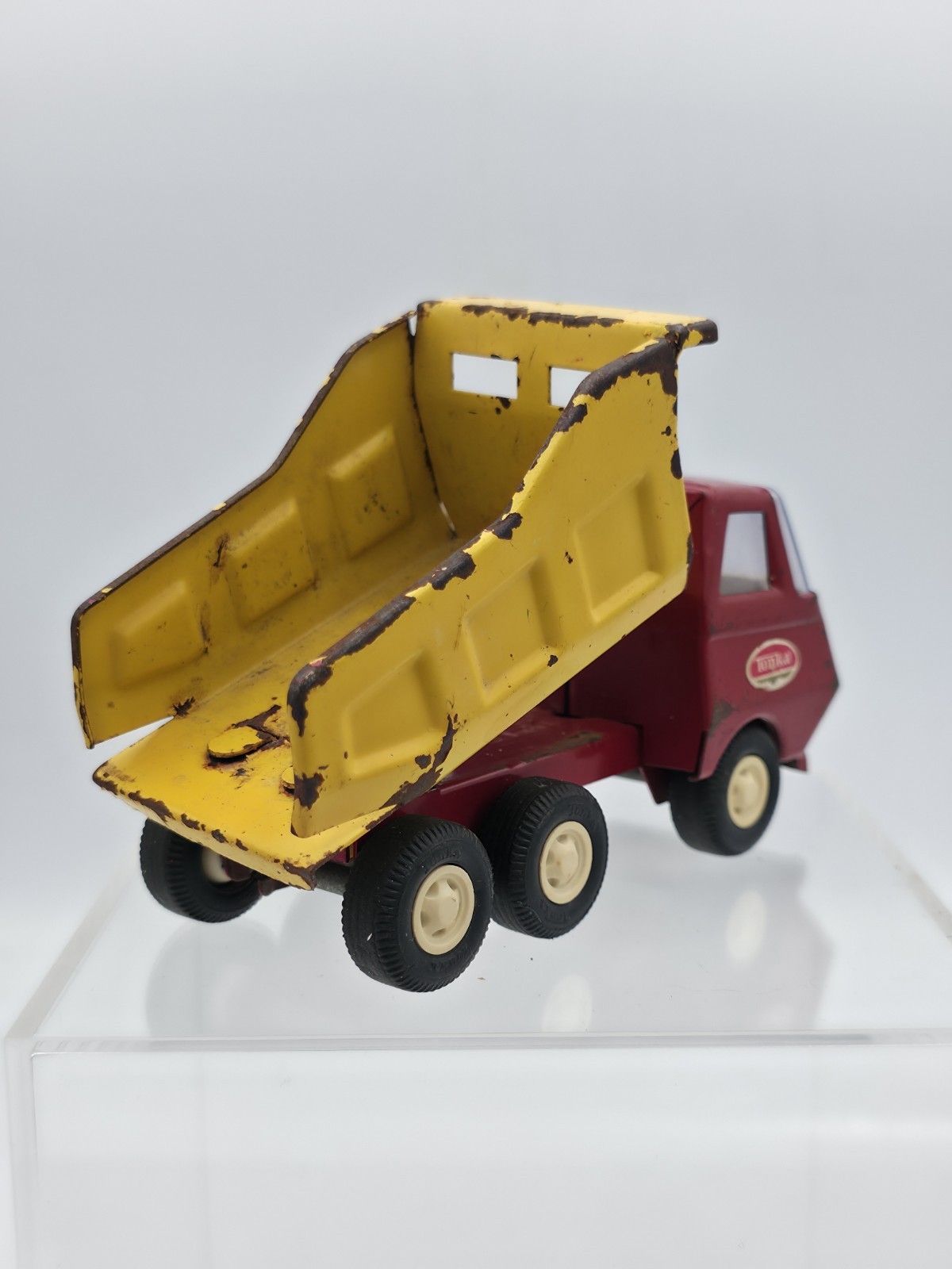 1976-77 Tiny Tonka Dump Truck – Vintage Construction Equipment Pressed Steel Toy