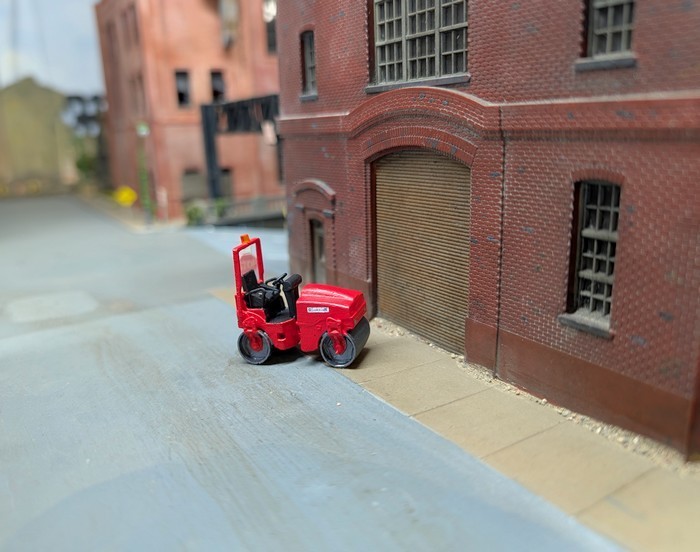 1/87 HO Scale Custom Built 4 Ton Vibratory Asphalt Roller 3D Printed Resin Model