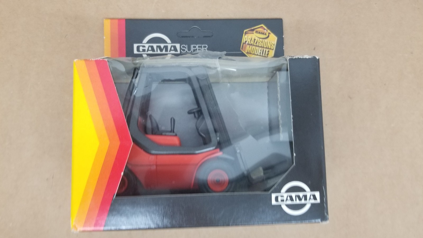Vintage 1:25 Gama Super West Germany Forklift With Pallets Boxed