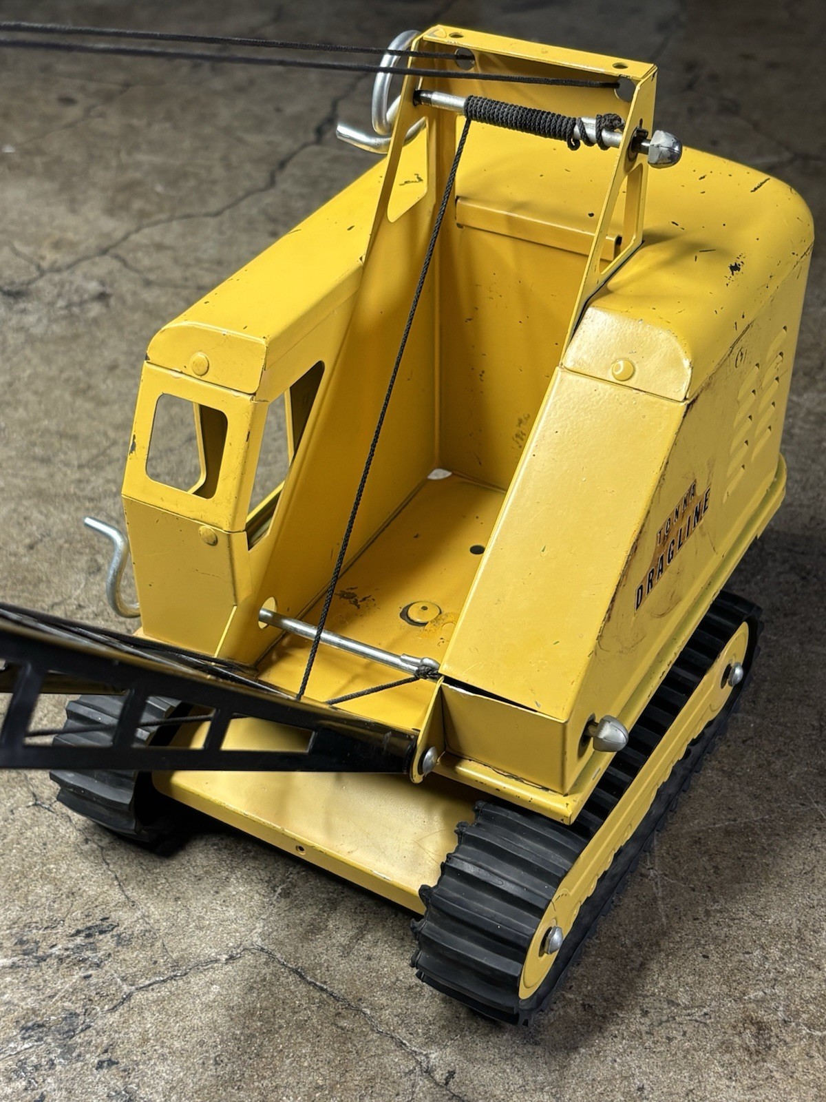 Vintage 1960’s Steel Tonka Drag Line Crane Made In USA