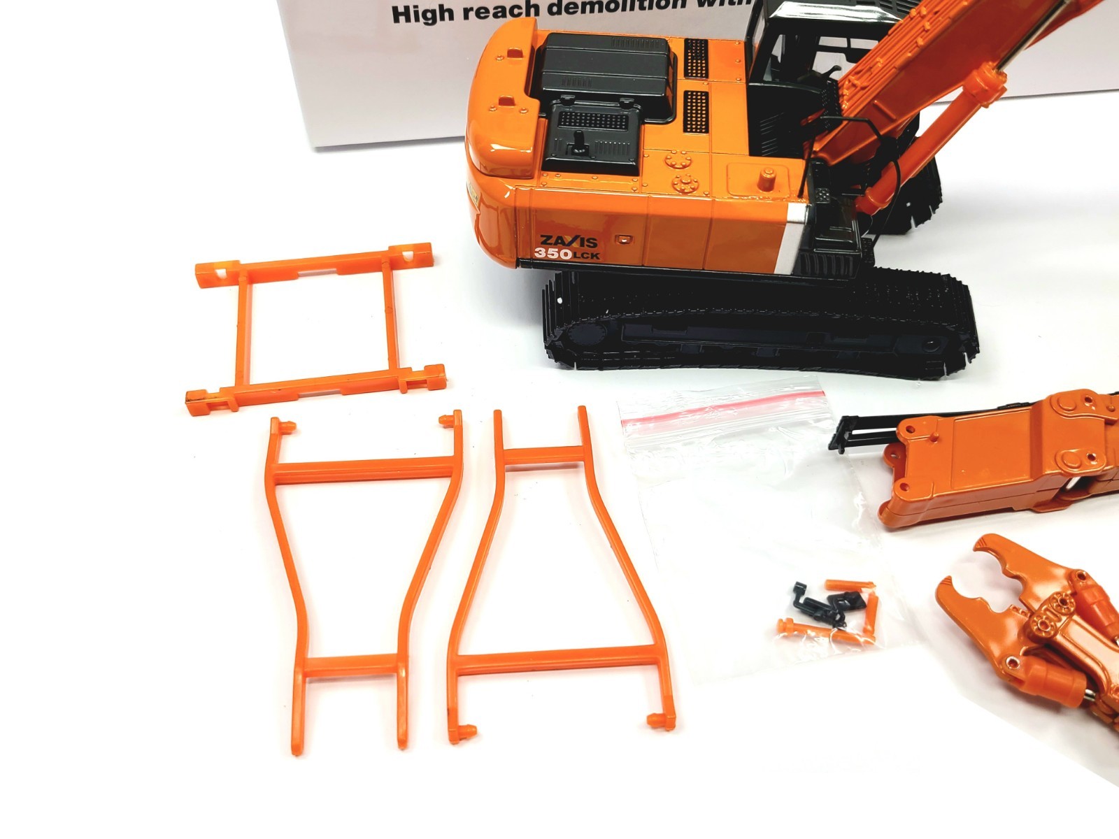 Hitachi Zaxis 350LC High Reach Demolition Excavator 1:50 Scale Diecast Model New