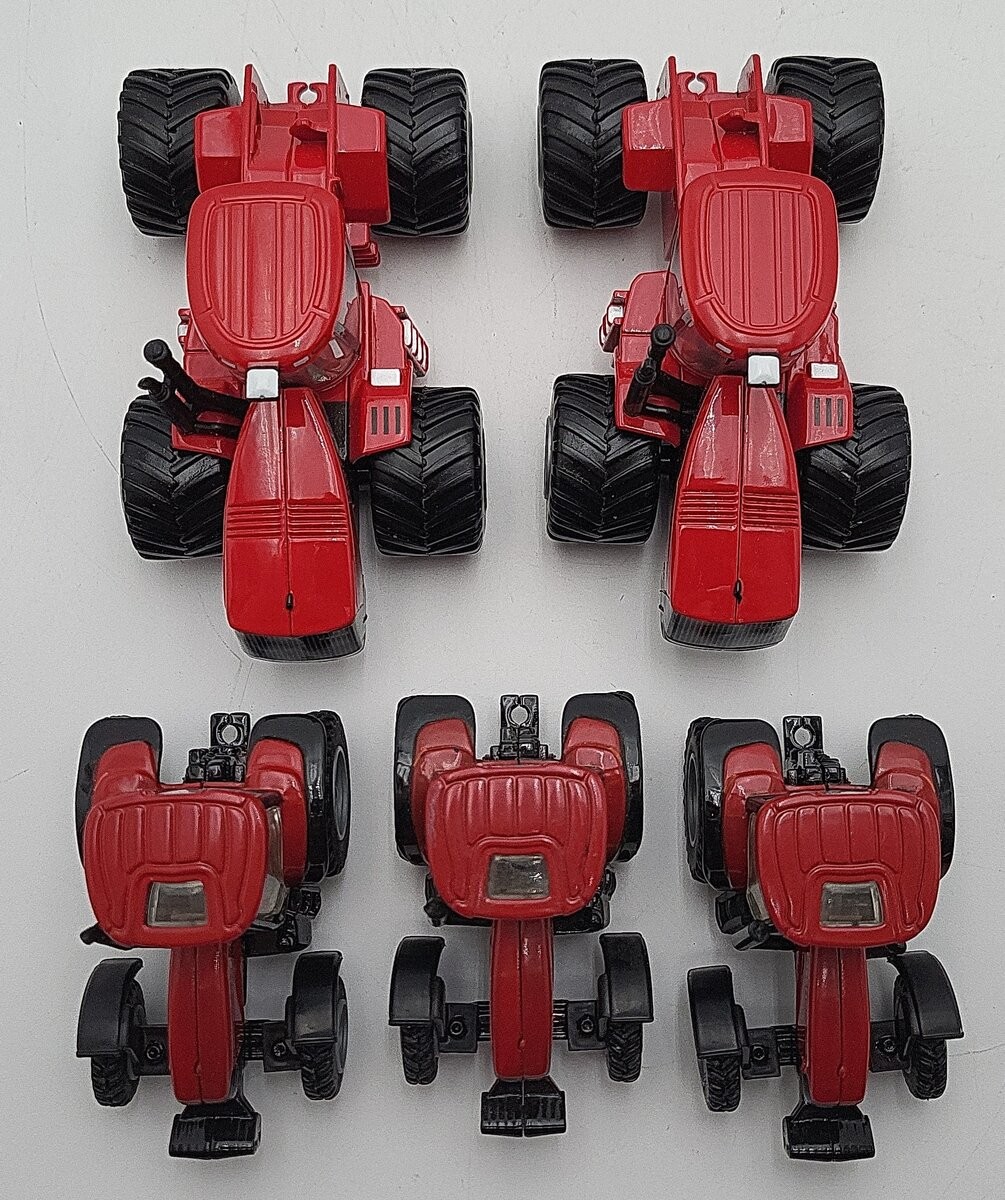 Ertl 1:64 Assorted Red Tractors [5] EX