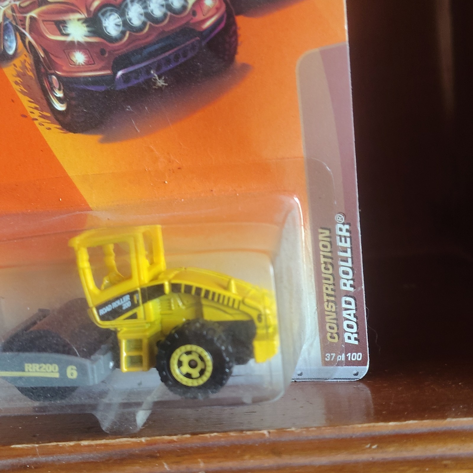 Matchbox RR200 Road Roller 1:64 Diecast Construction Series Yellow Unopened