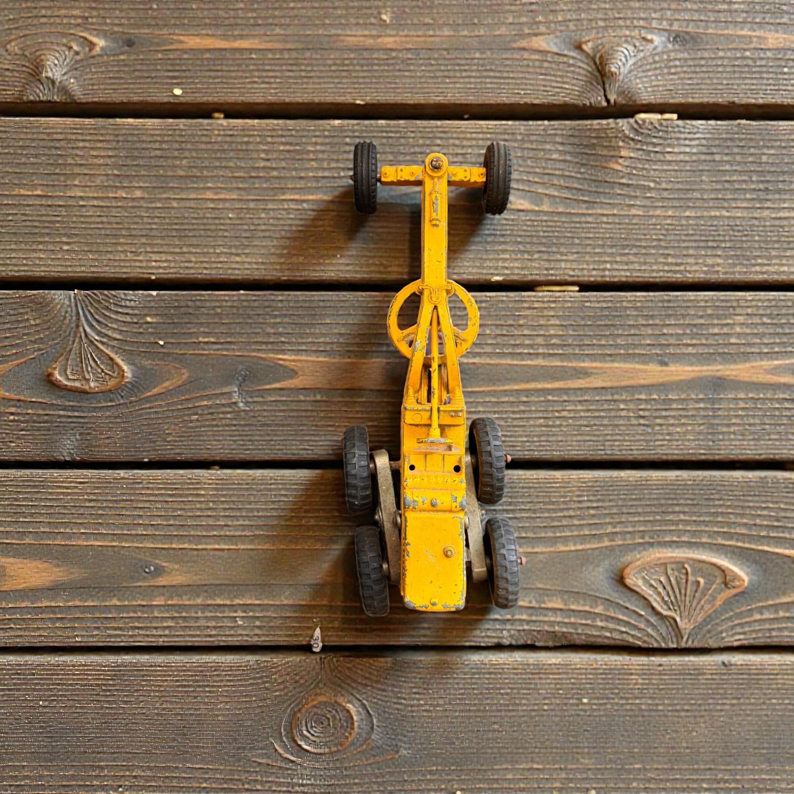 1940s Hubley Kiddie Toy Road Grader No 481 Die Cast 10 Inch No Blade