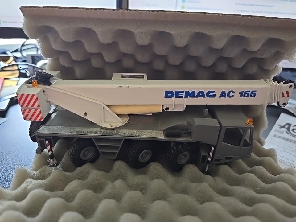 Vintage Conrad Demag AC 155 Telescopic Crane 1:50 Diecast Model Germany NEW