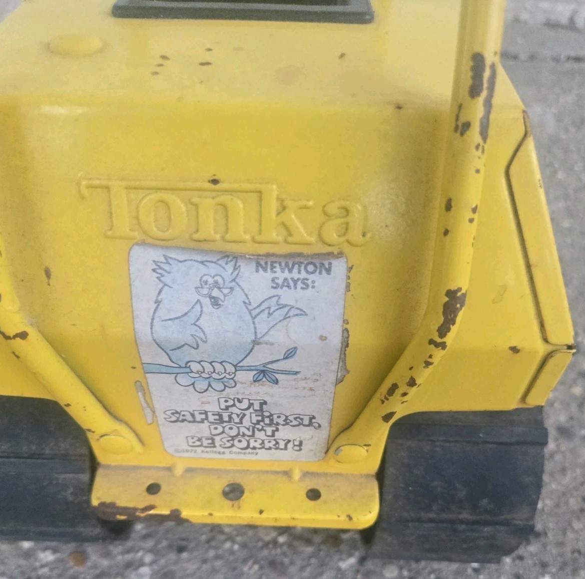 Mighty Tonka T-9 Turbo Diesel Bulldozer 17″ Excellent Tracks Works 1970s / 1980s