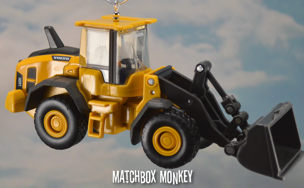 Volvo L60H Front Wheel Loader 1/87 Custom Christmas Ornament Deere CAT Deere