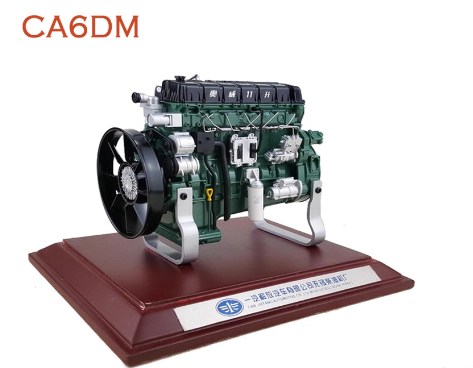 1:12 FAW Jiefang Xichai CA6DM Engine, Aowei 11L Machine Equipment Diecast Model