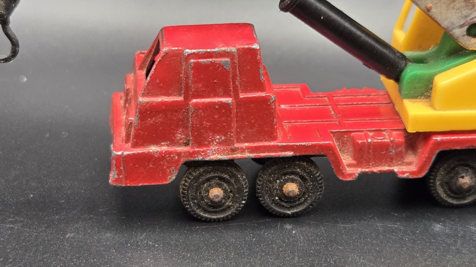 Vintage Tootsie Toy Construction Crane Works