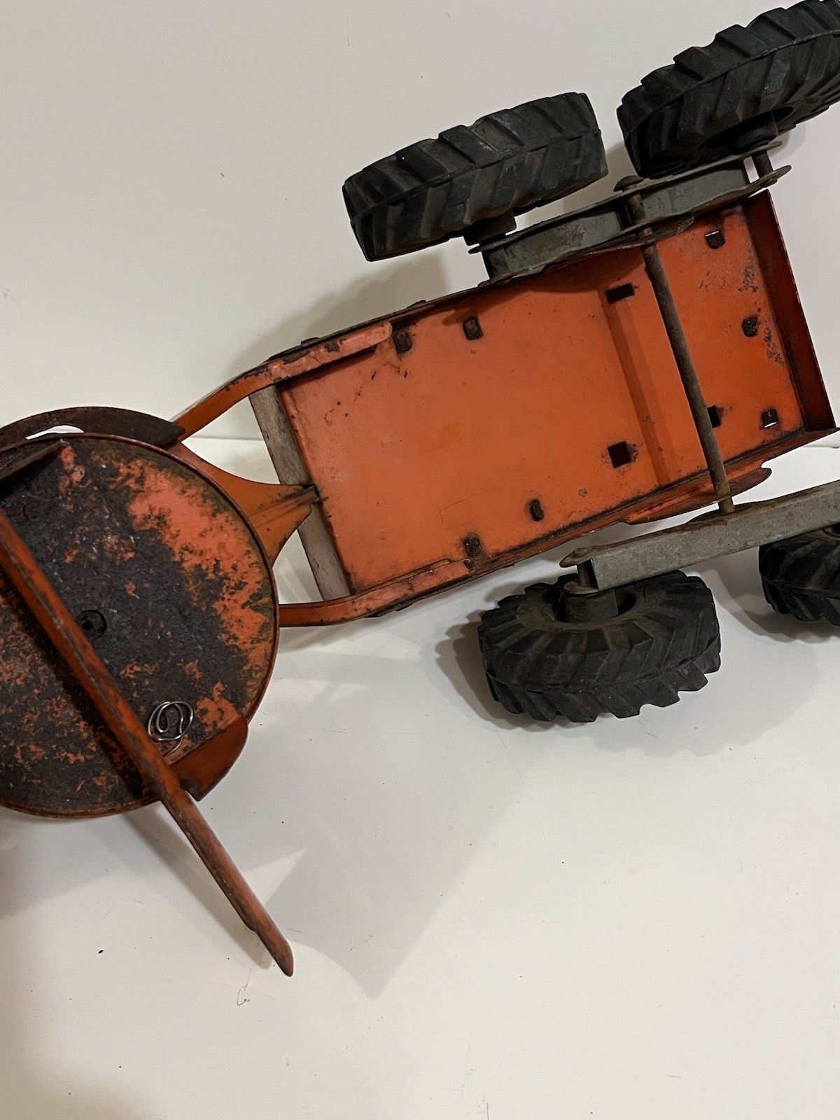 Vintage 1940’s Pressed Steel Wyandotte Power Grader With Original Tires